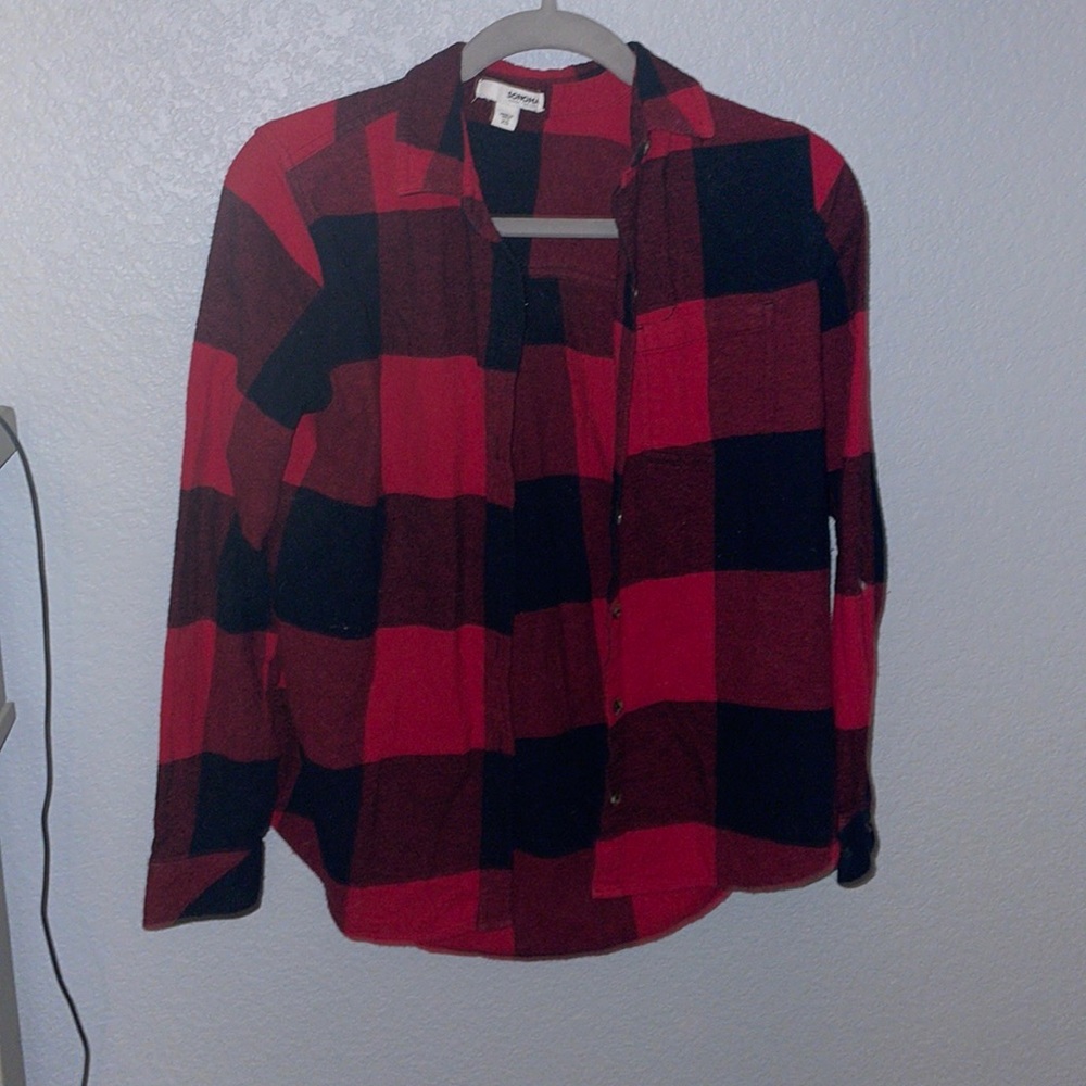 Women’s Long Sleeve Flannel Button Down